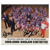 Harlem Globetrotters signed team photo