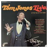 Tom Jones signed "Live! At the Talk of the...