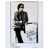 Nils Lofgren signed promo photo