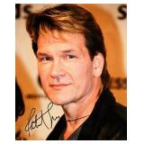 Patrick Swayze signed portrait photo
