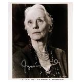 Jessica Tandy signed portrait photo