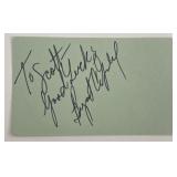 Sportscaster Bryant Gumbel original signature