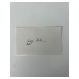 George Nelson original signature