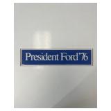 Gerald Ford presidential campaign bumper sticker