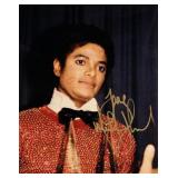 Michael Jackson signed promo photo