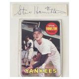 New York Yankees Steve Hamilton signed 1969...