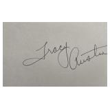 Tennis player Tracy Austin original signature