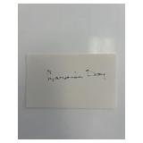 Actress Laraine Day original signature