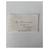 Actor Anthony Dexter original signature