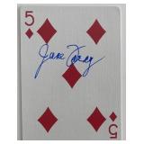 signed playing card