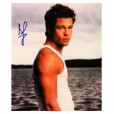 Fight Club Brad Pitt signed portrait photo
