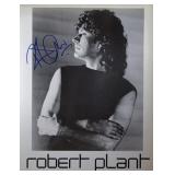Robert Plant signed promo photo