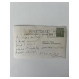 1942 Mary Margaret McBride signed postcard