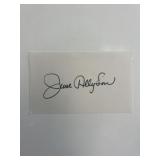 Actress June Allyson original signature