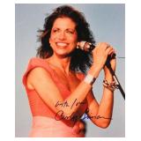Carly Simon signed promo photo