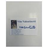 MLB Vito Valentinetti original signature
