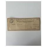 Walter Winchell signed check