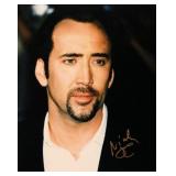 Nicholas Cage signed portrait photo