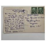 Elaine Von signed post card