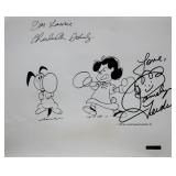 Peanuts signed cartoon still
