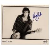 Greg Kihn signed promo photo