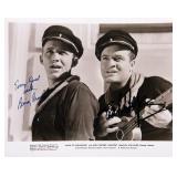Bing Crosby and Bob Hope signed movie photo