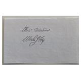 Wesley L. Fox original signature