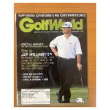 Jay Williamson Signed 2001 Golf World Magazine