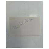 Skater and Actress Vera Ralson original signature