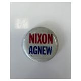 Nixon- Agnew presidential campaign pin