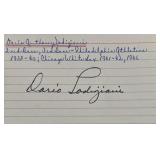 Baseball player Dario Lodigiani original...