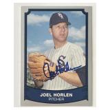 Chicago White Sox Joel Horlen signed trading card