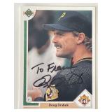 Pittsburgh Pirates Doug Drabek signed 1991...