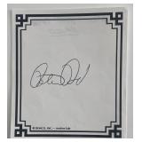 Peter David original signature