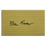 Benjamin Ferencz original signature