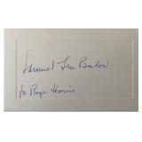 Samuel L. M. Barlow II original signature