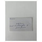 Betty Barr original signature