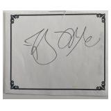 Author William Safire original signature