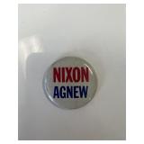 Nixon- Agnew presidential campaign pin