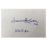 NHL HOF Dave Keon original signature