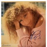 Barbra Streisand signed Emotion album