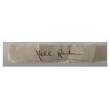 Operatic soprano Nell Rankin original signature