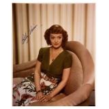 Bette Davis signed portrait photo