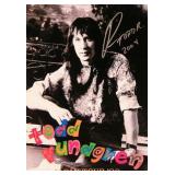 Todd Rundgren signed tour book