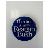 Reagan- Bush campaign pin