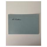 NASA astronaut Alfred Worden original signature