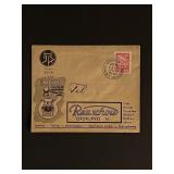 1943 Denmark Stamped Envelope