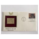 Prehistoric Animals: Tyrannosaurus Gold Stamp...