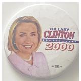 Hilary Clinton 2000 Campaign pin