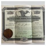 1895 Stock certificate